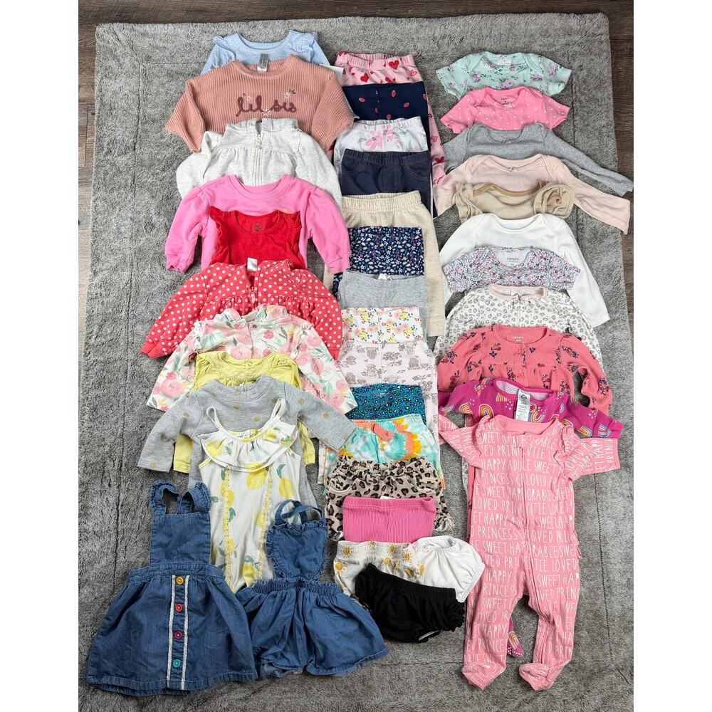 Baby Girl 6-9 Month Clothing Bundle